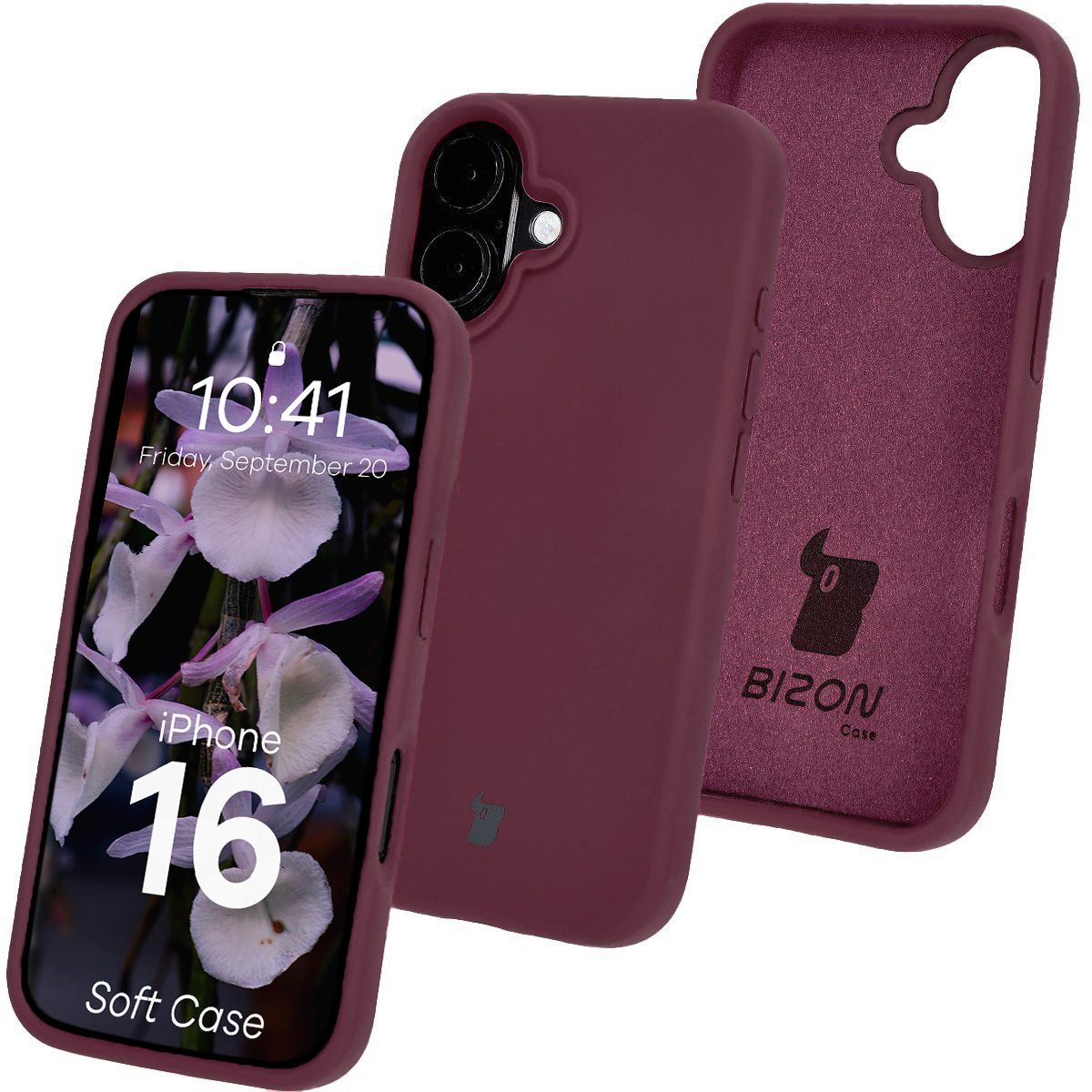 Silikonowe etui Bizon Soft Case do Apple iPhone 16